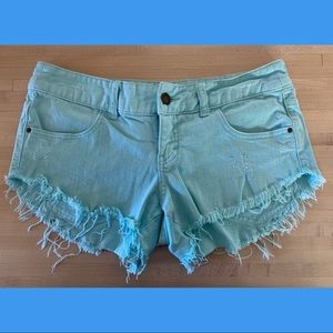 Billabong Laneway Aqua Jean Shorts - Size 5